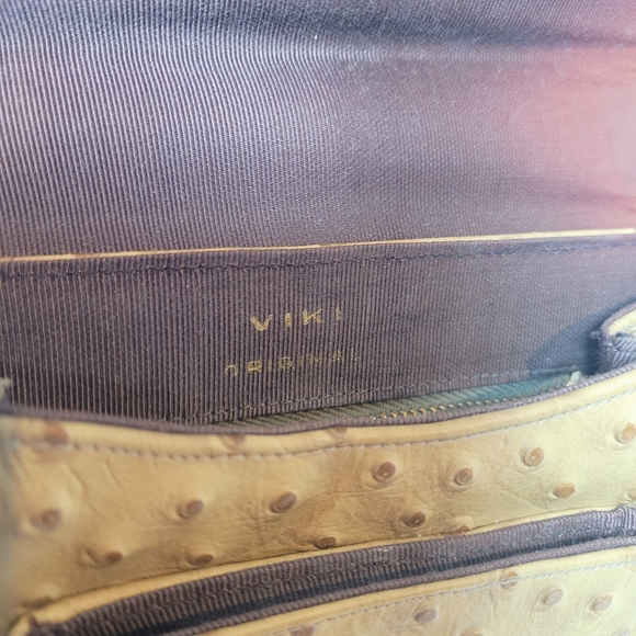 Vintage Viki Ostrich Leather Shoulder Bag - Picture 4 of 8